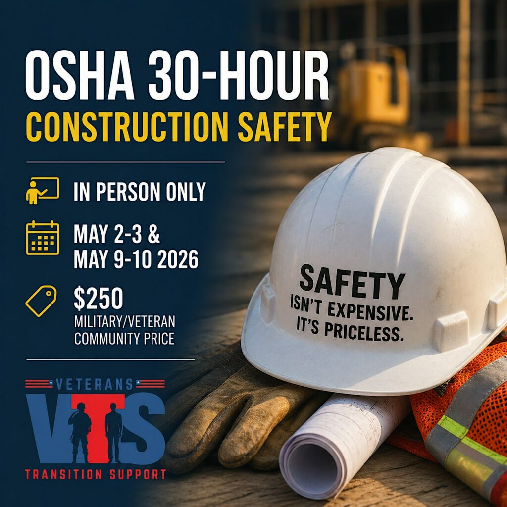 OSHA 30 Construction Safety | May 2-10 - VTS