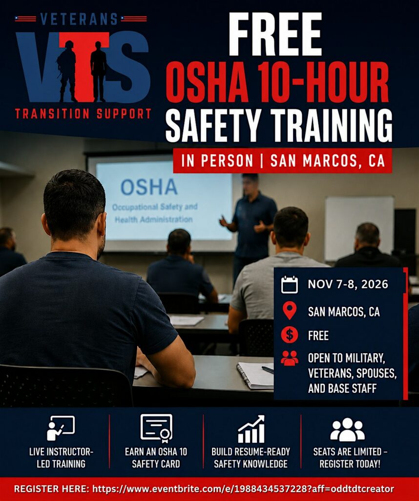 FREE OSHA 10-Hour Safety Training | Nov 7-8 | San Marcos CA 4 869b3732384e263d91f6d328a4062874 ETAULC.tmp