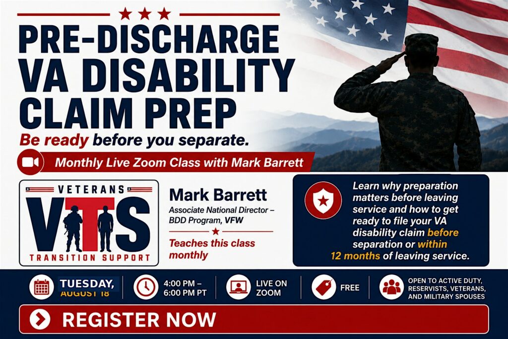 Pre-Discharge VA Disability Claim Prep (Active Duty Zoom) – AUG 18 2026 2 92c450ec7506d69ef6fe9b30bc40e296 2PlSt5.tmp
